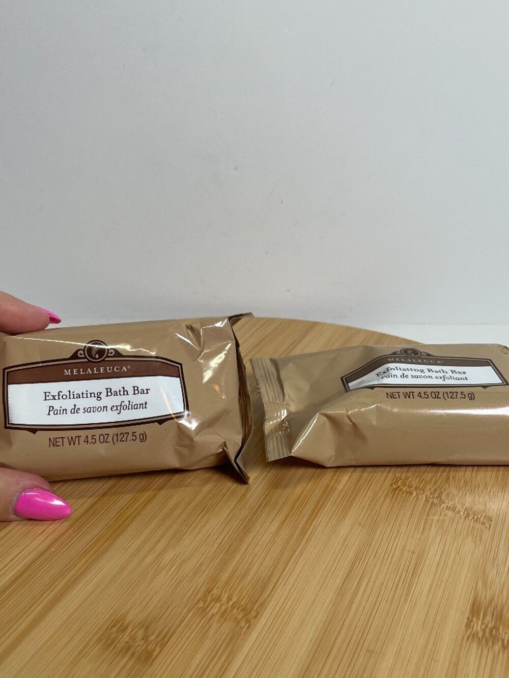 Melaleuca Exfoliating Bath Bar Almond Vanilla 4.5 oz Lot of 2 Soap Aloe Vera